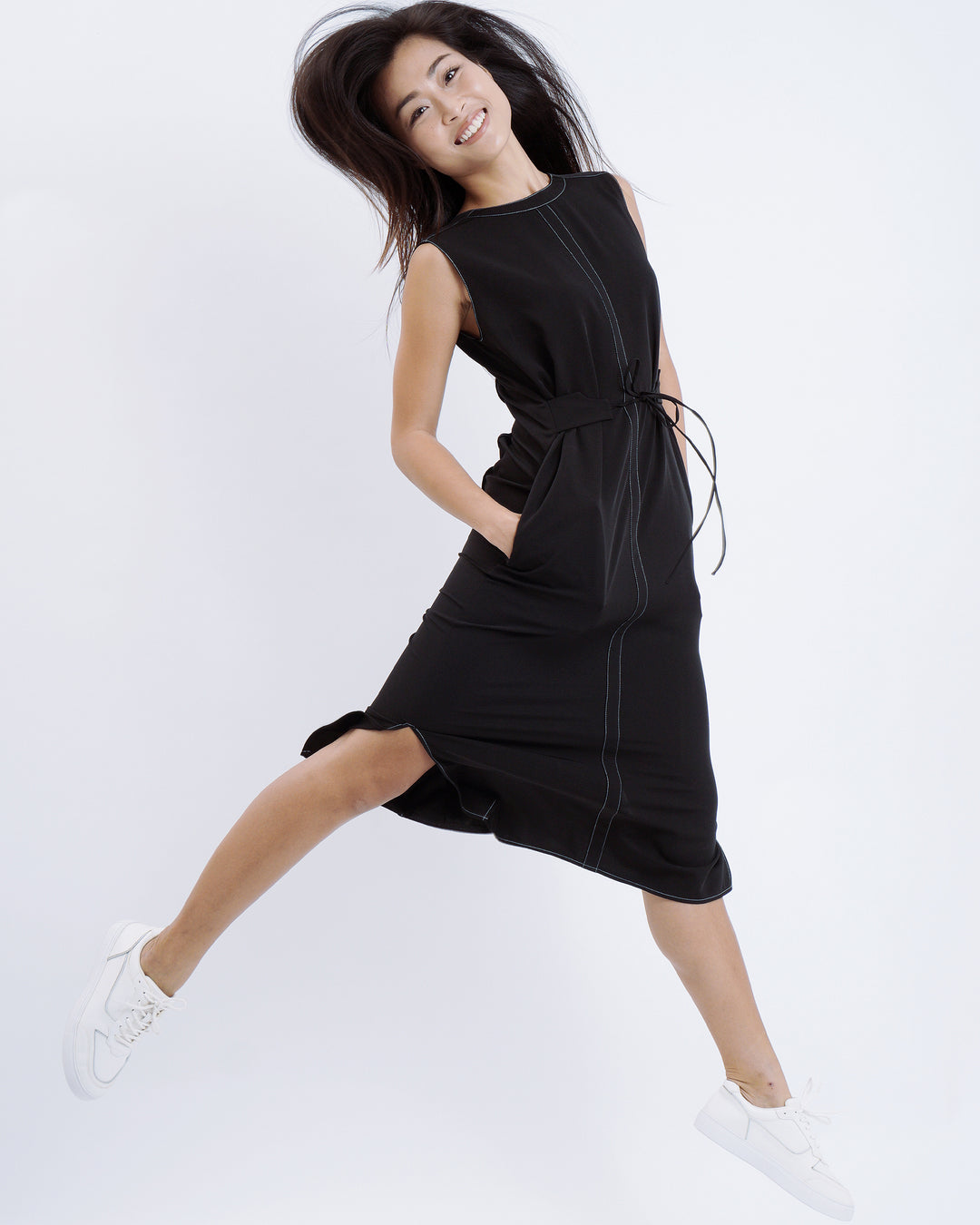4-Way Liberty Black Dress – Mpact